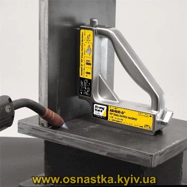 MS2-80 Зварювальний магнітний кутник StrongHandTools 90° з 2 вимикачами, 55 кг на відрив MS2-80  фото